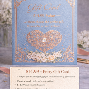 Alternative view of Luxury Physical Gift Card – Elegant Redeemable Greeting Card (Shipped to Your Door)